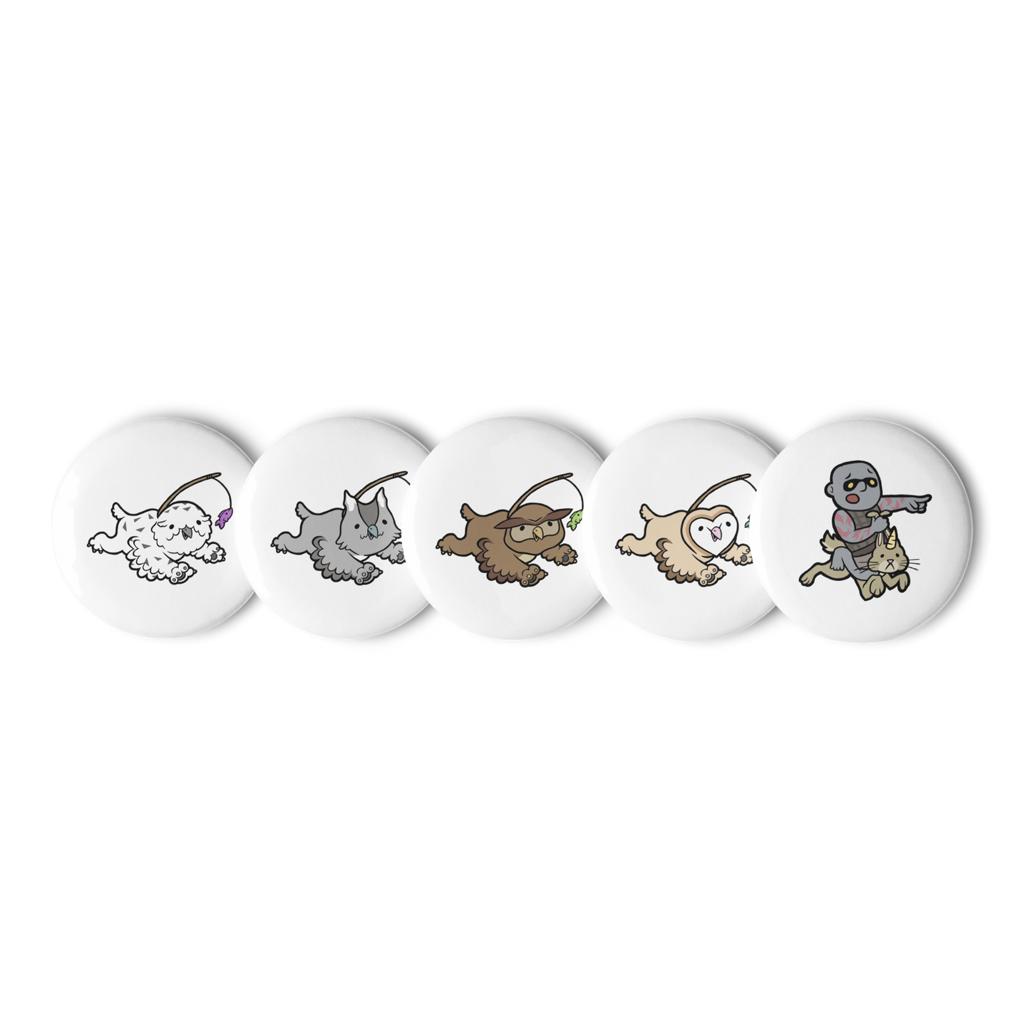 Owlbear Derby Pins